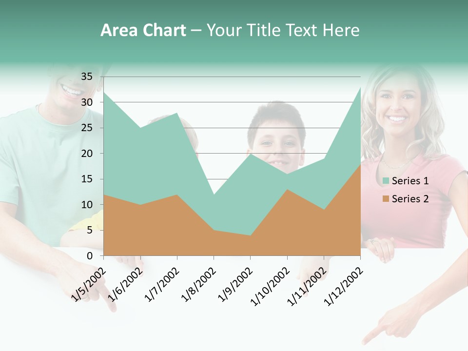 Copy Space Smile Family PowerPoint Template