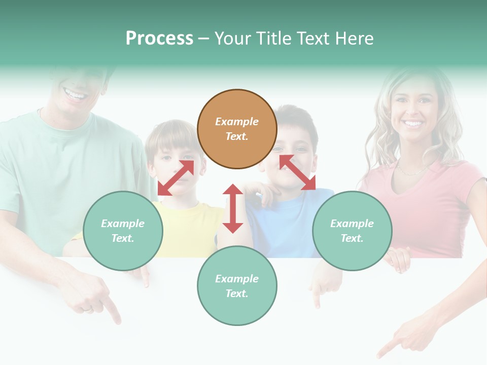 Copy Space Smile Family PowerPoint Template