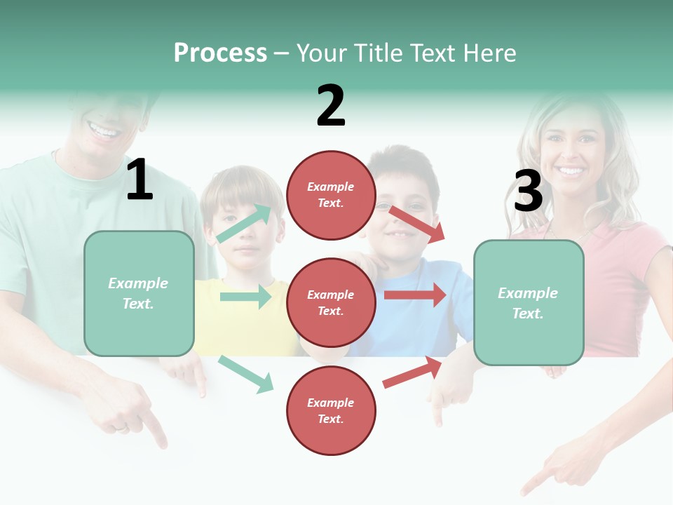 Copy Space Smile Family PowerPoint Template