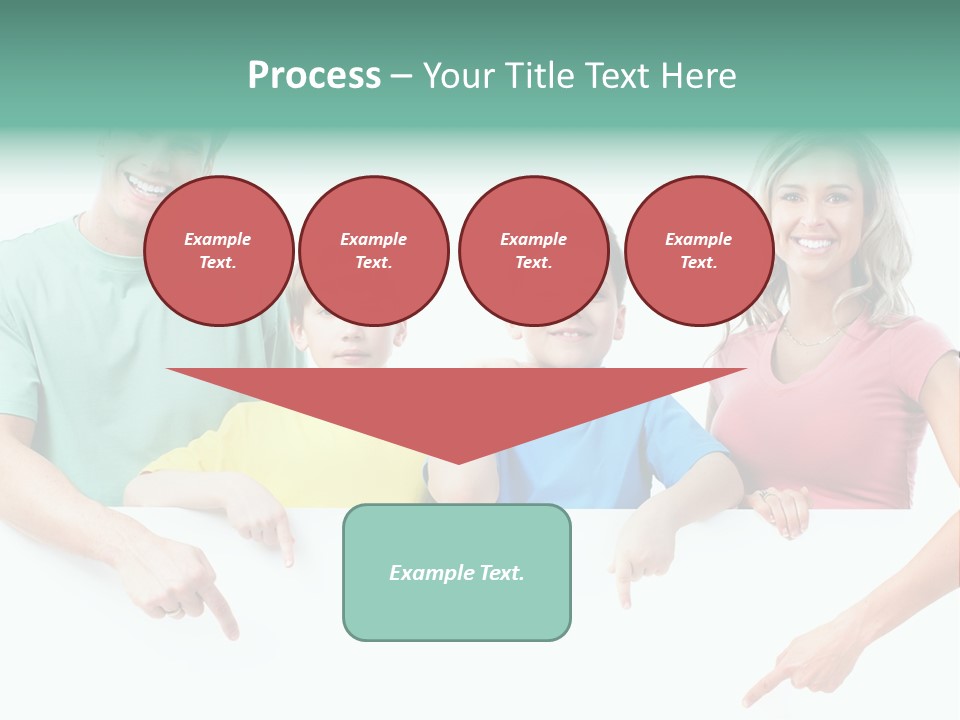 Copy Space Smile Family PowerPoint Template