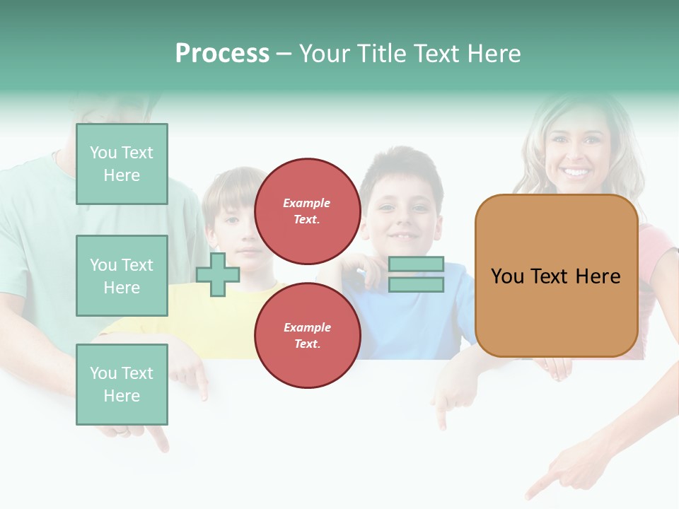 Copy Space Smile Family PowerPoint Template