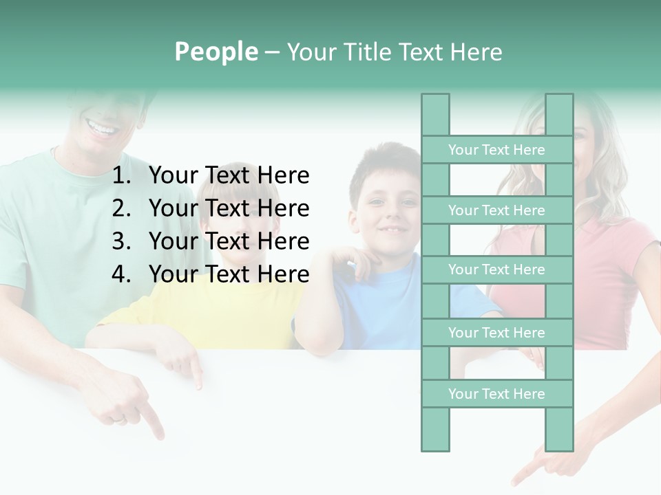 Copy Space Smile Family PowerPoint Template