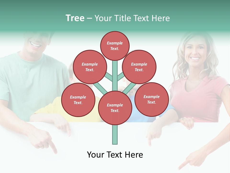 Copy Space Smile Family PowerPoint Template