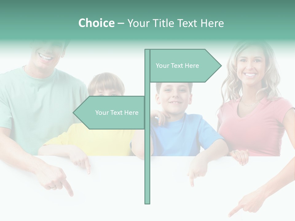 Copy Space Smile Family PowerPoint Template