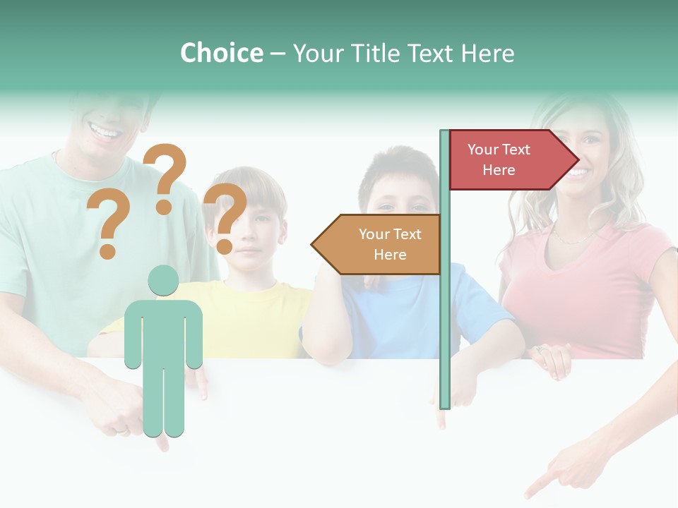 Copy Space Smile Family PowerPoint Template