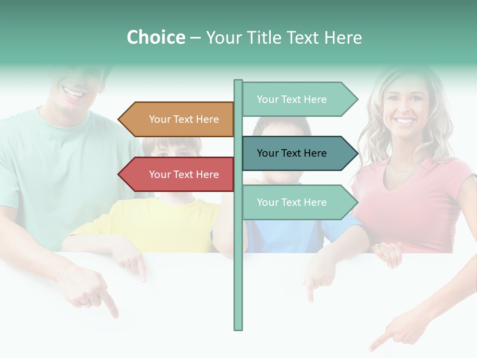 Copy Space Smile Family PowerPoint Template