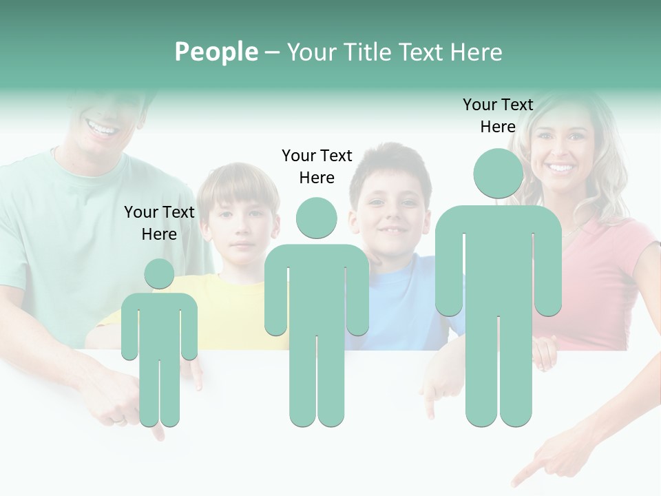 Copy Space Smile Family PowerPoint Template