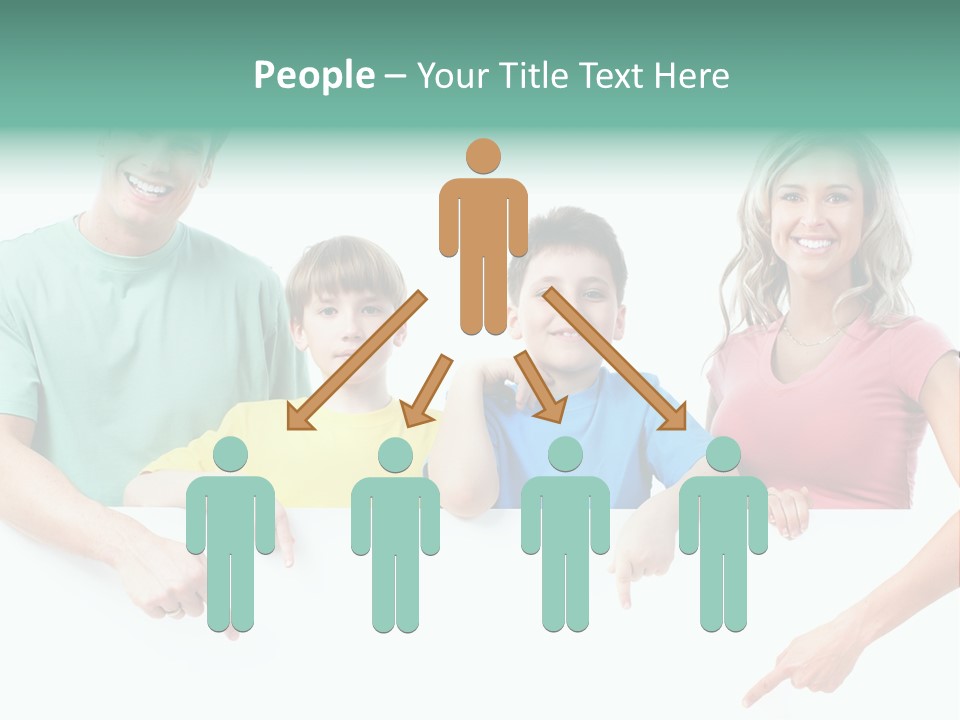 Copy Space Smile Family PowerPoint Template