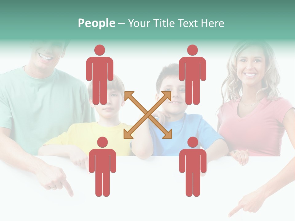 Copy Space Smile Family PowerPoint Template