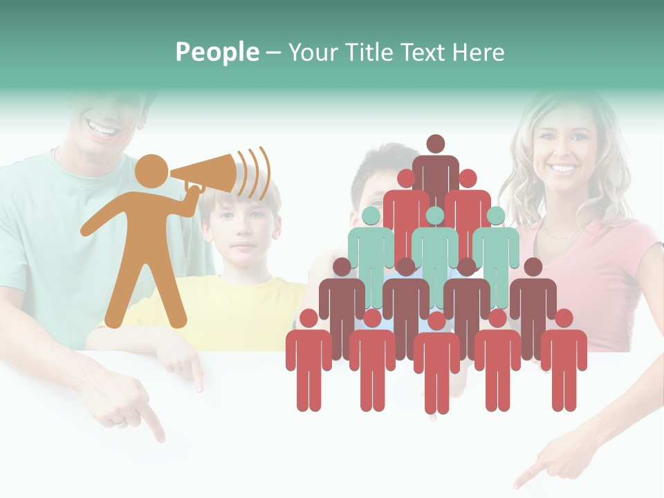 Copy Space Smile Family PowerPoint Template