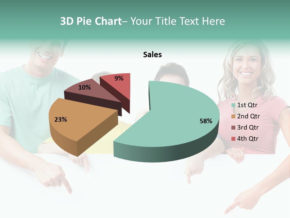 Copy Space Smile Family PowerPoint Template