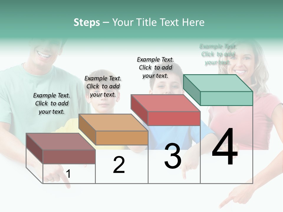 Copy Space Smile Family PowerPoint Template