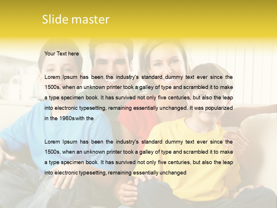 Infant Childhood Family PowerPoint Template