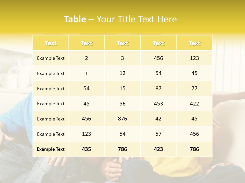 Infant Childhood Family PowerPoint Template