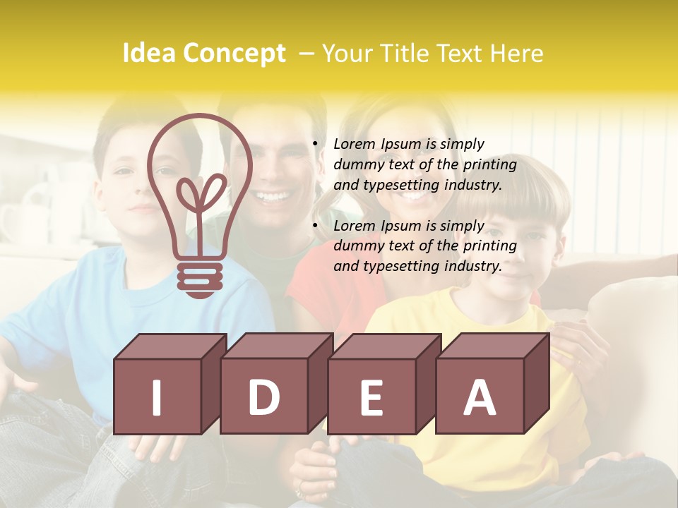 Infant Childhood Family PowerPoint Template