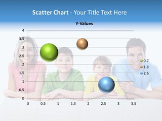 Happiness Sofa Infant PowerPoint Template