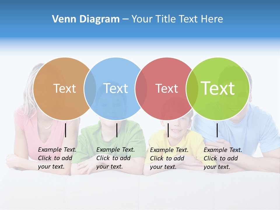 Happiness Sofa Infant PowerPoint Template