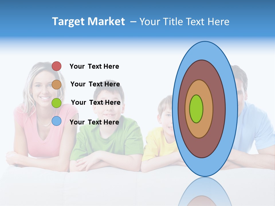 Happiness Sofa Infant PowerPoint Template