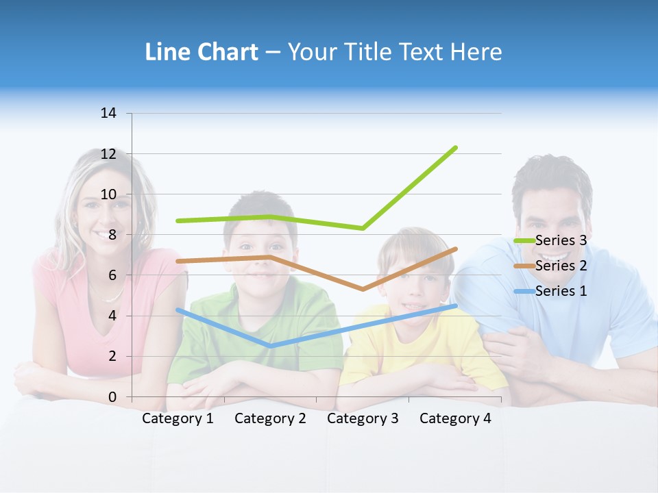 Happiness Sofa Infant PowerPoint Template