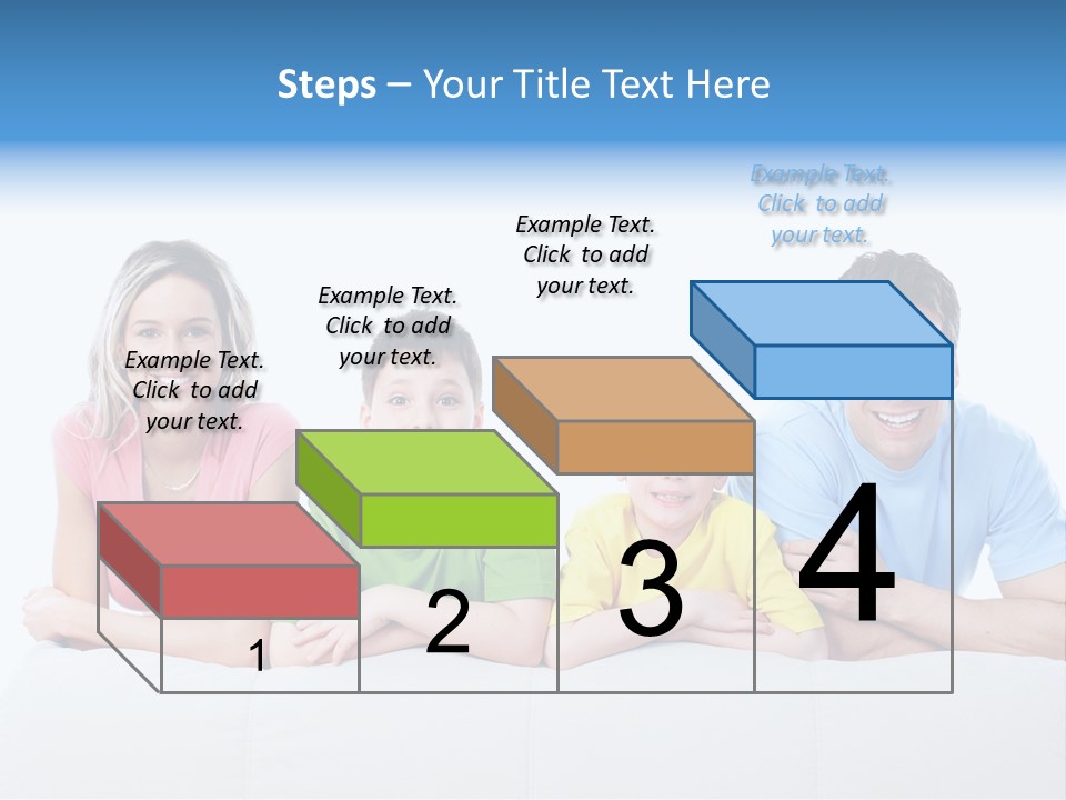 Happiness Sofa Infant PowerPoint Template