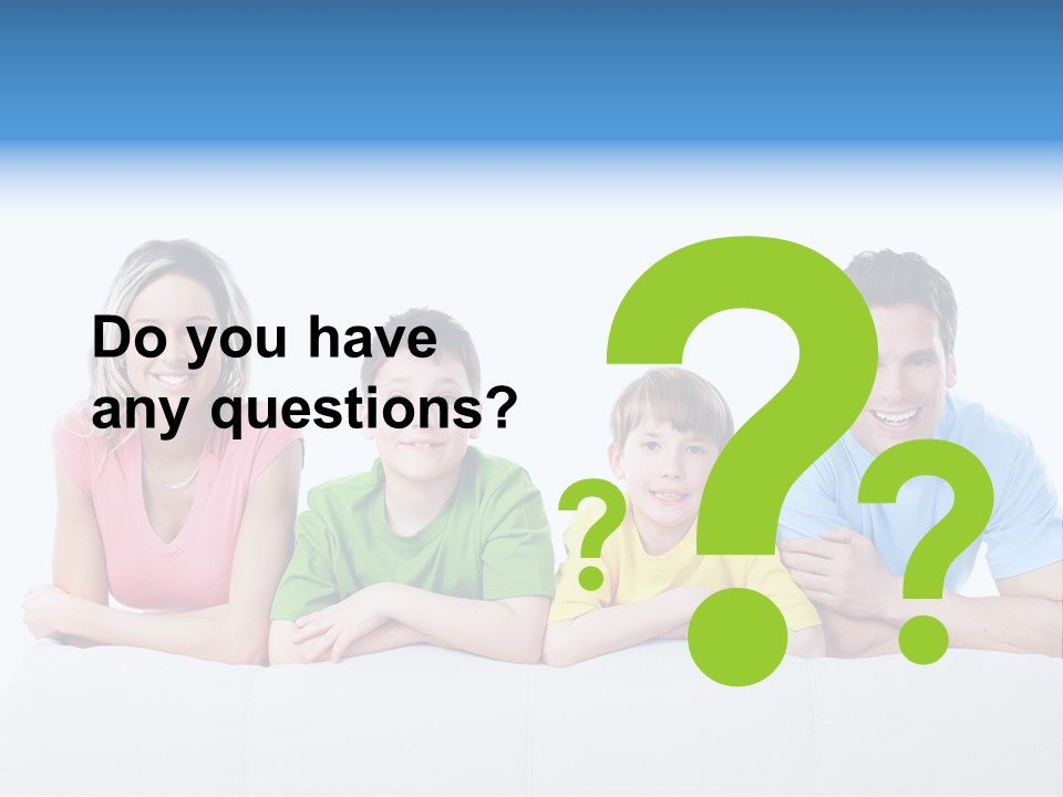 Happiness Sofa Infant PowerPoint Template