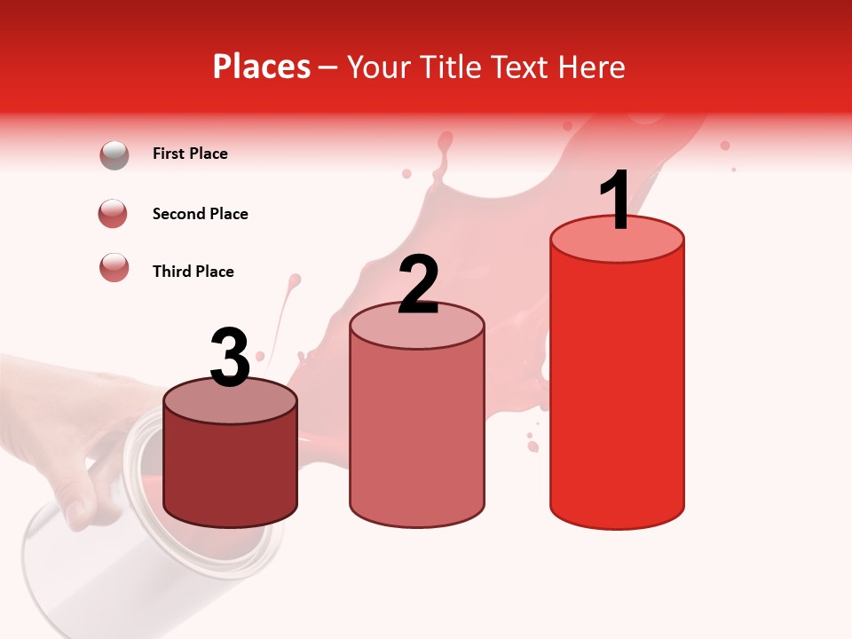 Splash Drop Can PowerPoint Template