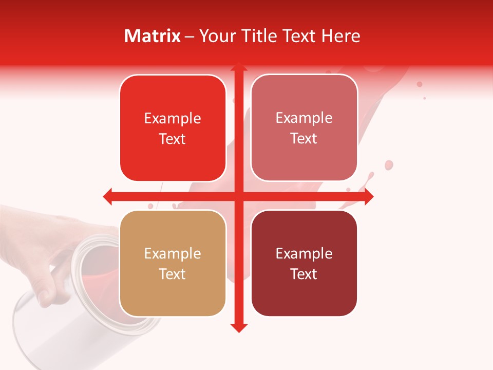 Splash Drop Can PowerPoint Template