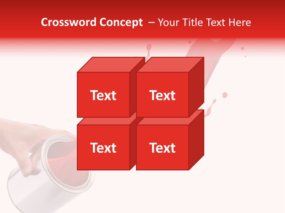 Splash Drop Can PowerPoint Template