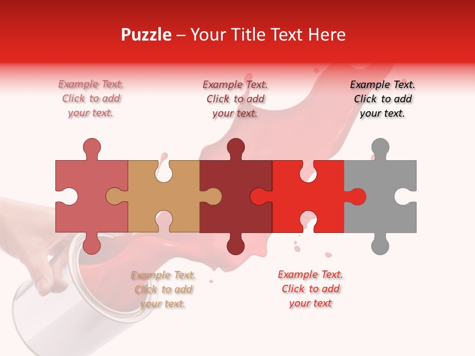 Splash Drop Can PowerPoint Template