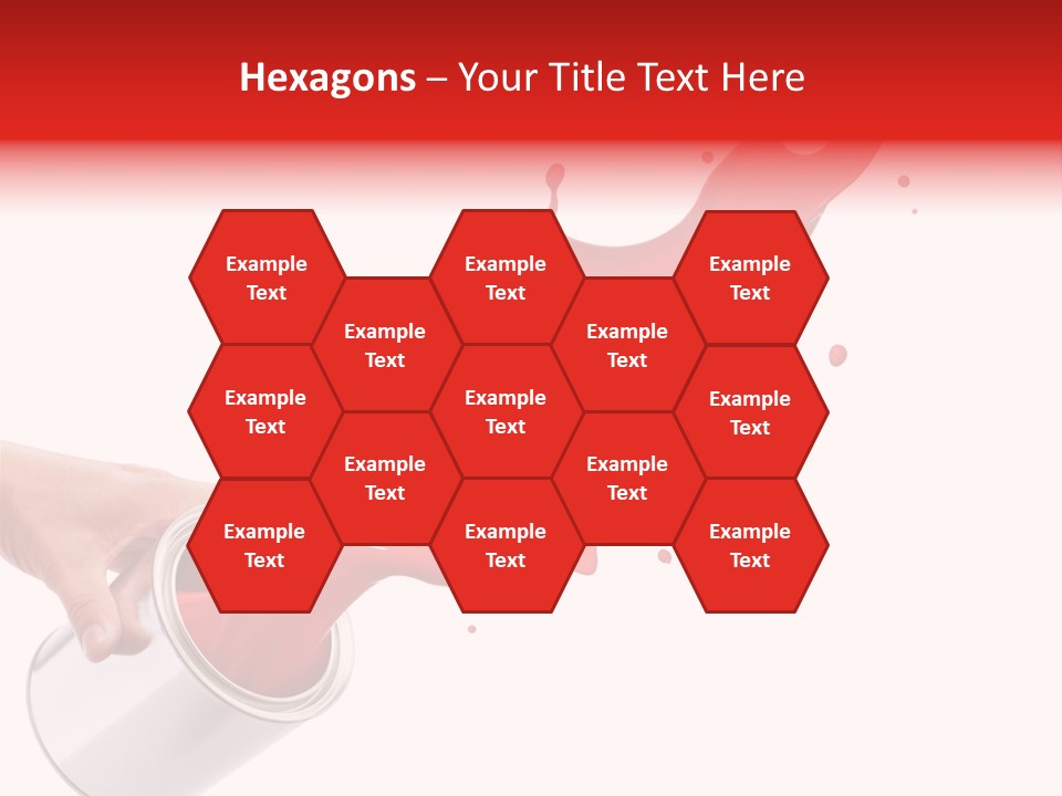 Splash Drop Can PowerPoint Template