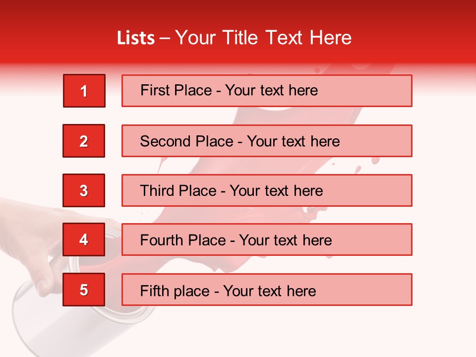 Splash Drop Can PowerPoint Template