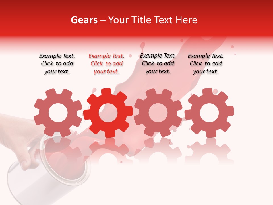 Splash Drop Can PowerPoint Template