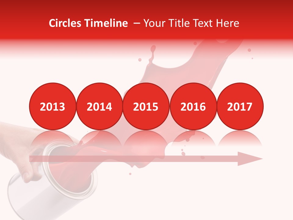 Splash Drop Can PowerPoint Template