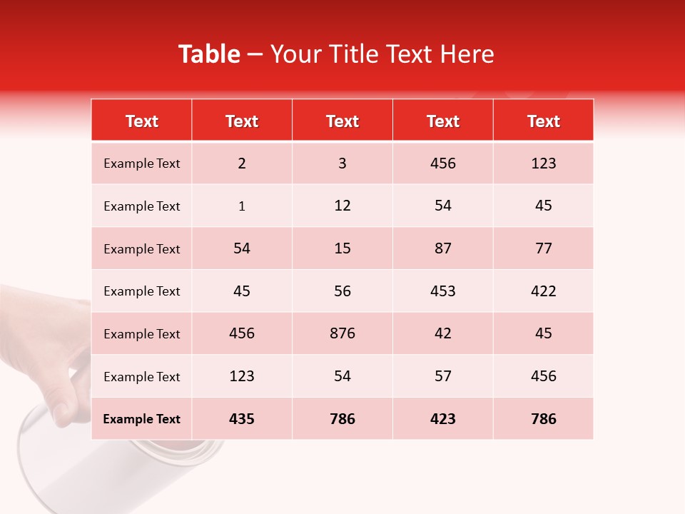 Splash Drop Can PowerPoint Template