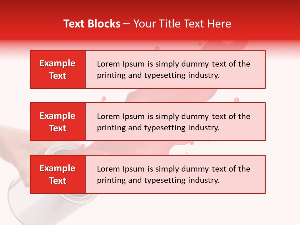 Splash Drop Can PowerPoint Template