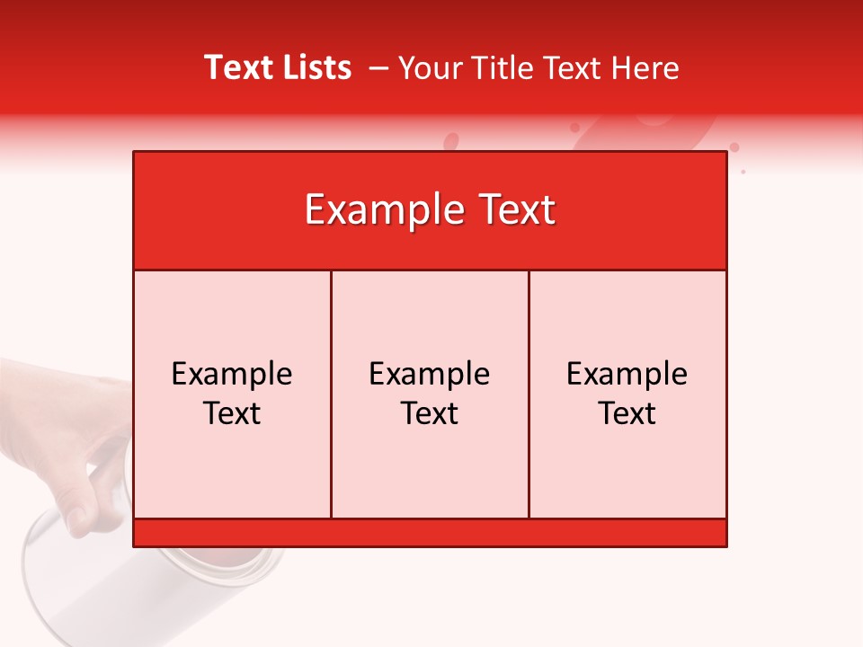 Splash Drop Can PowerPoint Template