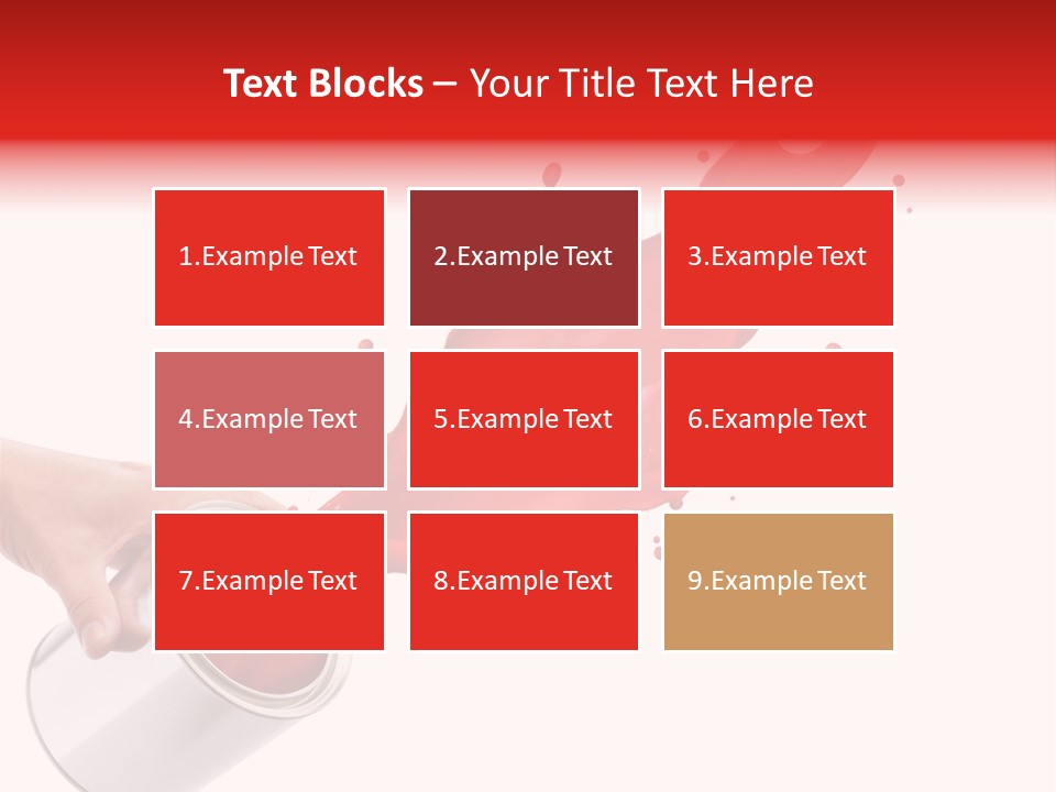 Splash Drop Can PowerPoint Template