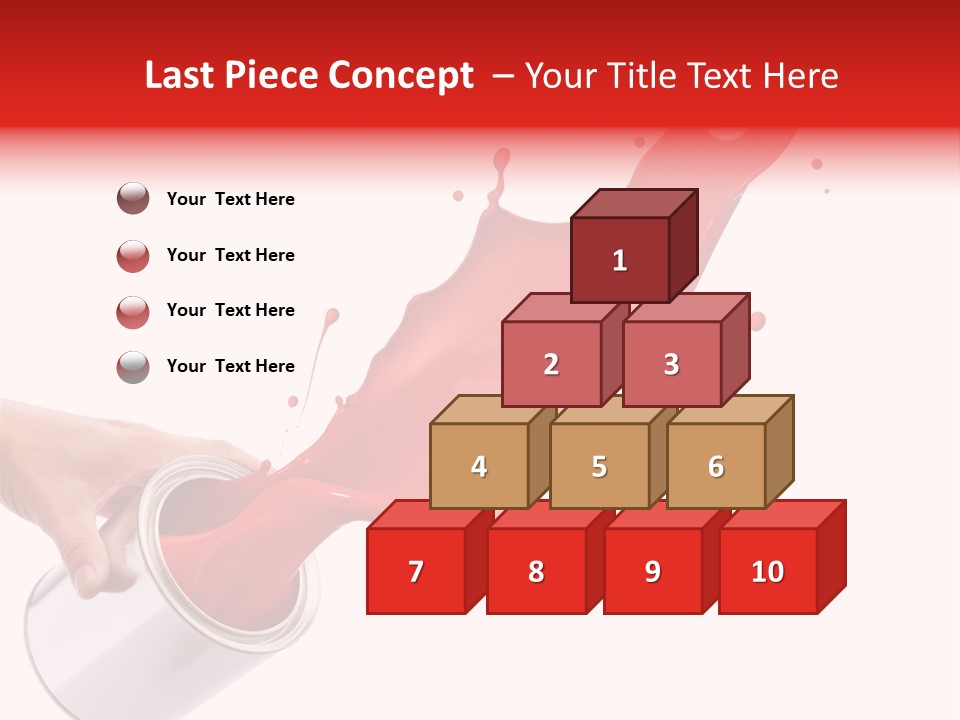 Splash Drop Can PowerPoint Template