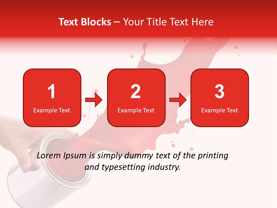 Splash Drop Can PowerPoint Template