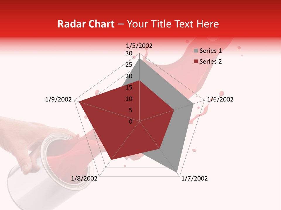 Splash Drop Can PowerPoint Template