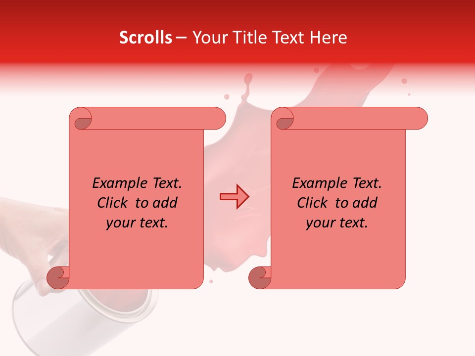Splash Drop Can PowerPoint Template