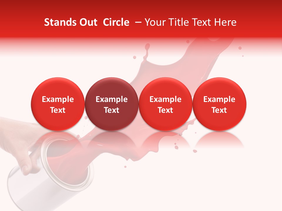 Splash Drop Can PowerPoint Template