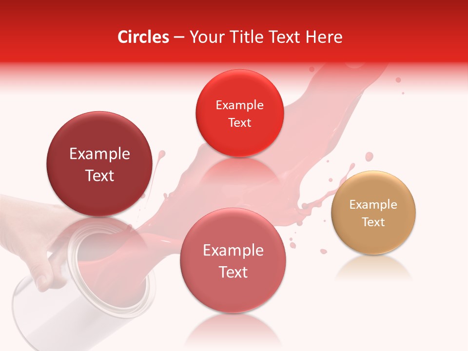 Splash Drop Can PowerPoint Template