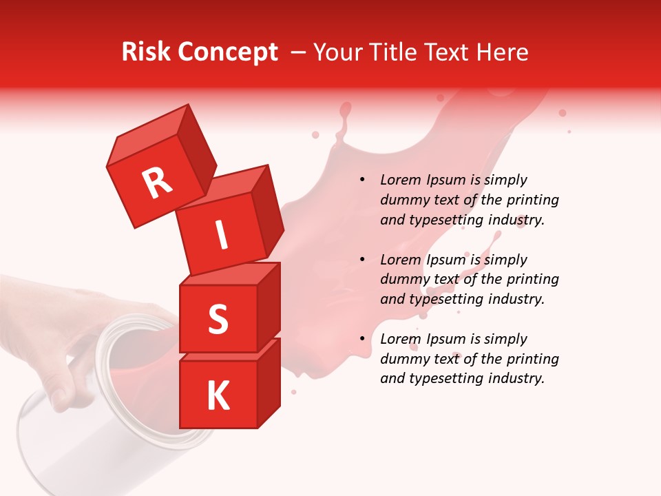 Splash Drop Can PowerPoint Template