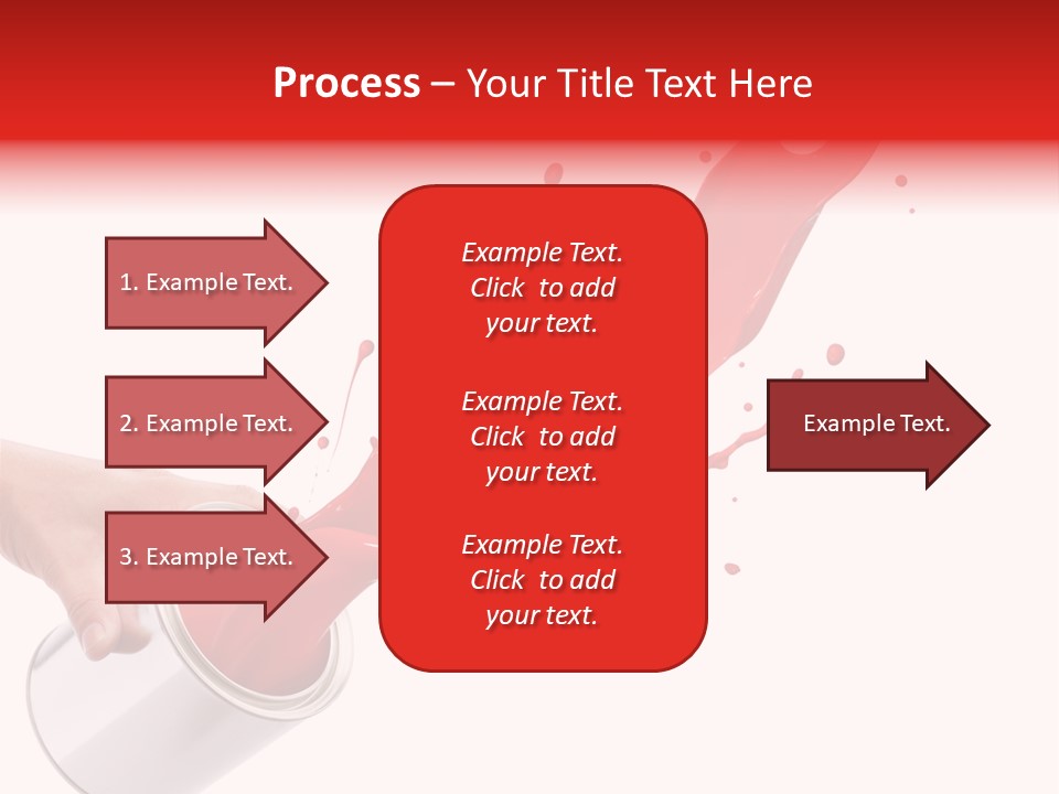 Splash Drop Can PowerPoint Template