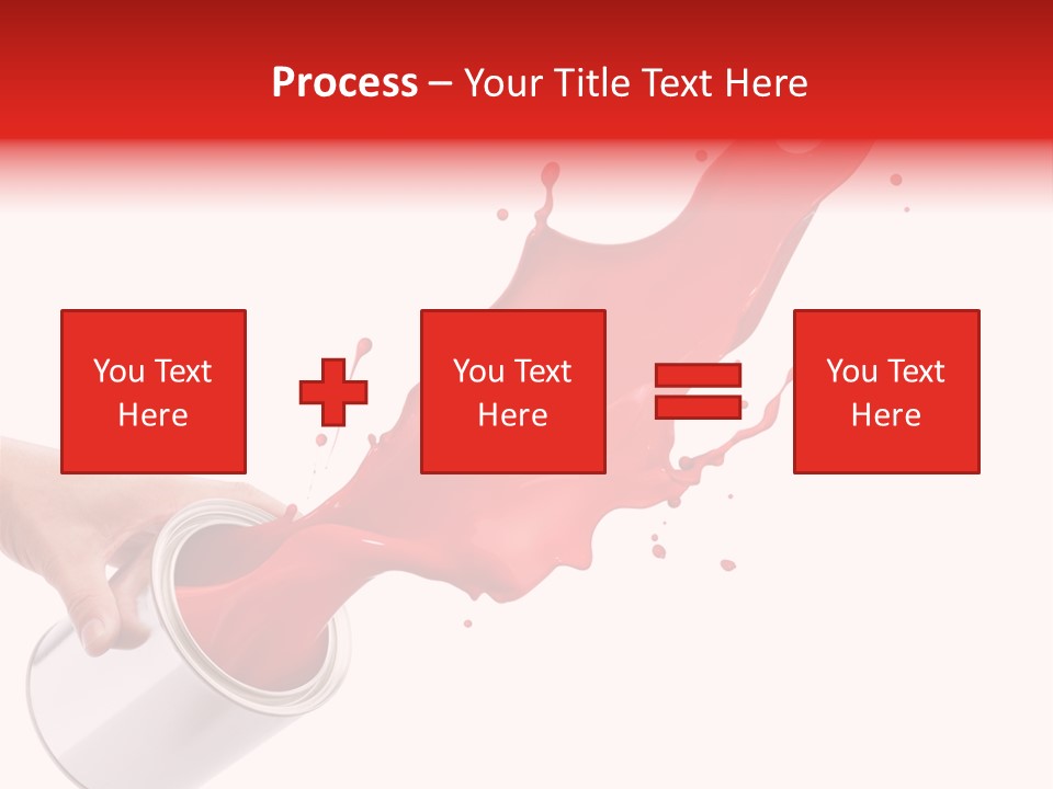 Splash Drop Can PowerPoint Template