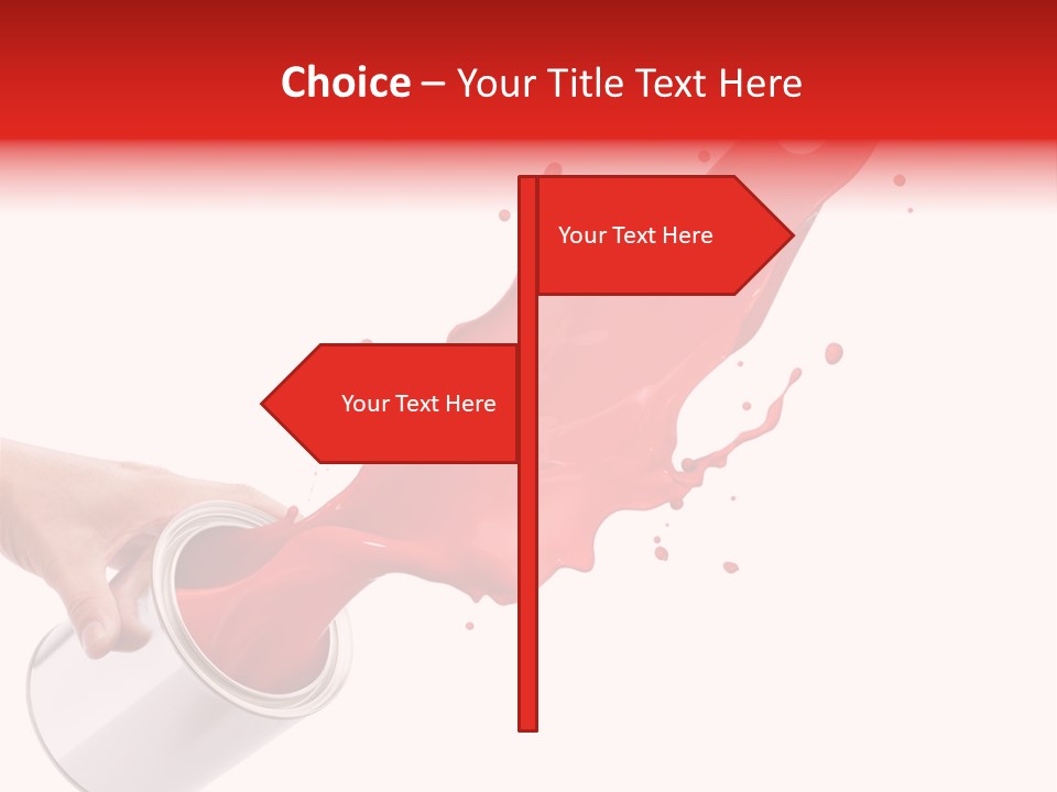 Splash Drop Can PowerPoint Template