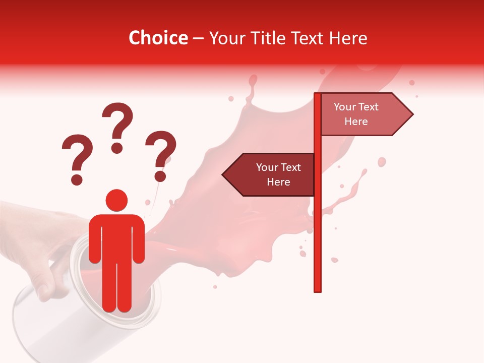 Splash Drop Can PowerPoint Template