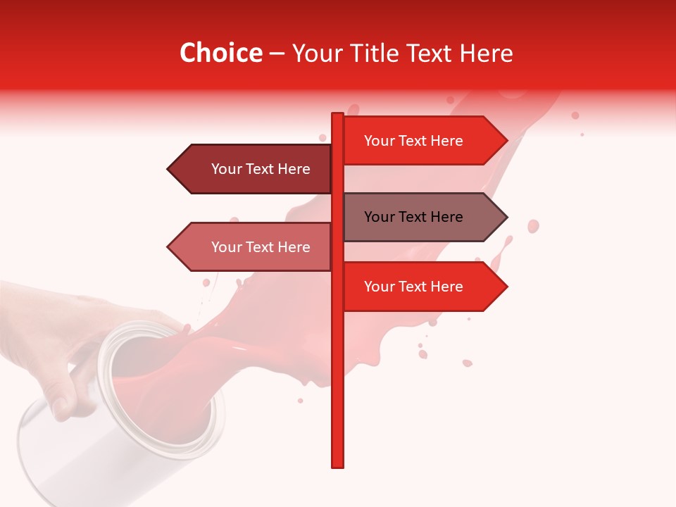 Splash Drop Can PowerPoint Template