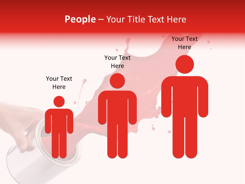 Splash Drop Can PowerPoint Template